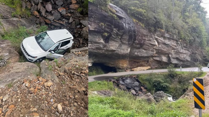 Officials: Driver rescued after Jeep plunges into Highlands waterfall