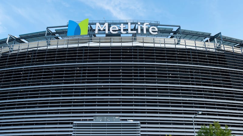 The exterior of MetLife Stadium is seen on Wednesday, Aug. 30, 2023, in East Rutherford, N.J....