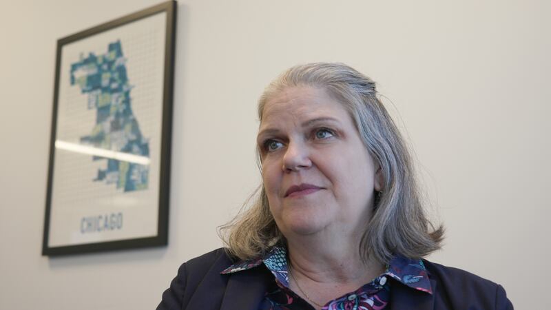 Jennifer Peyton en entrevista, en el centro de Chicago, el 21 de julio de 2025. Peyton fue...