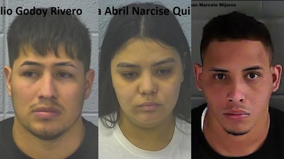 Néstor Julio Godoy Rivero, de 25 años; Yubeinya Abril Narcise Quintana, de 22; y Esteban...