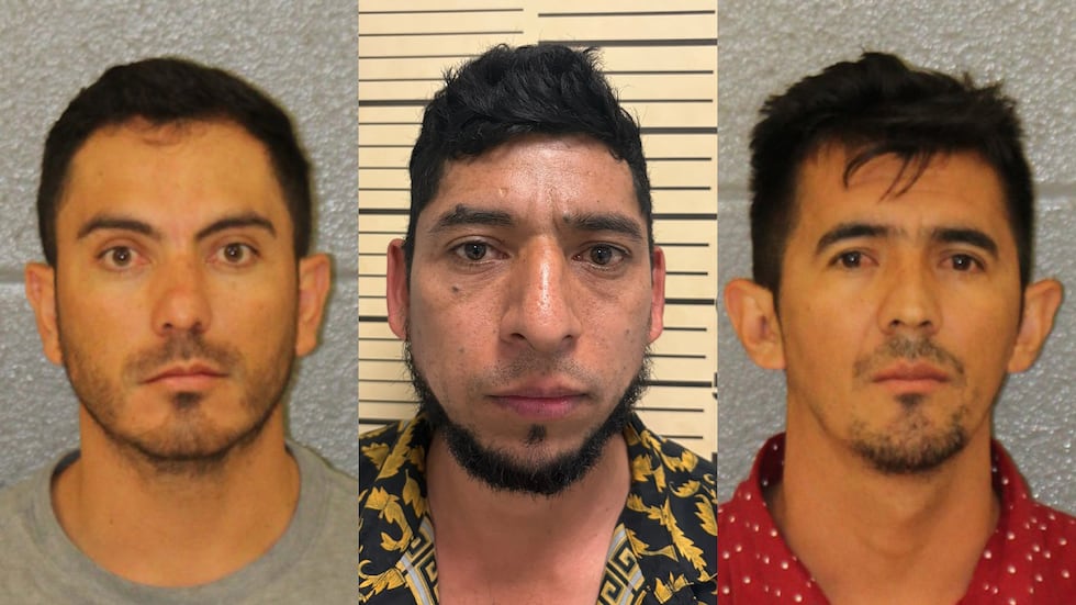 Ovando Gutierrez-Pacheco (left), Efrain Torres-Mejia (middle), Antonio Santos-Gonzales (right)