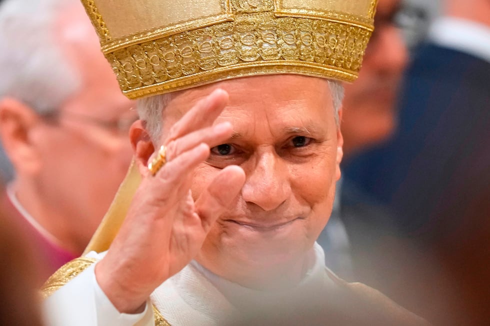El papa León XIV en la ordenación de cuatro obispos auxiliares de Roma, en la Basílica San...