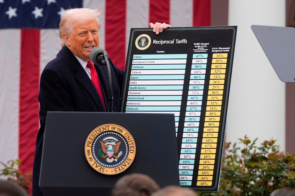 ARCHIVO - El presidente de EEUU, Donald Trump, habla durante un evento para anunciar nuevos...